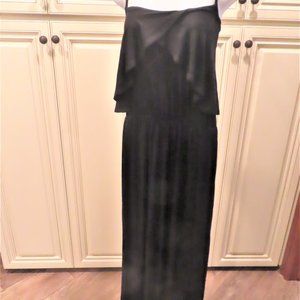 New Black Foreign Exchange Maxi Spaghetti Strap Dress size M